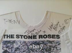 Stone Roses T Shirt Hand Signed By The Band