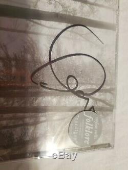 TAYLOR SWIFT FOLKLORE AUTOGRAPHED SIGNED SEALED CD IN-HAND SHIPS Global Rare