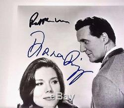 THE AVENGERS DIANA RIGG & PATRICK MACNEE AUTOGRAPHED PHOTO HAND SIGNED with COA