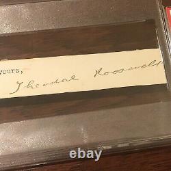 THEODORE ROOSEVELT PSA/DNA Slabbed Hand Signed Full Signature Autograph