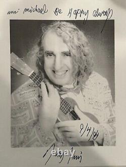 TINY TIM (1932-1996) Hand Signed Autographed Photo & BLOOD HARVEST DVD Rare