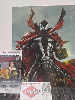 TODD MCFARLANE Hand Signed Autographed 8x10. W-2 Certs JSA/PAAS 100% Authentic