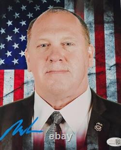 TOM HOLMAN BORDER CZAR Autograph METALLIC 11X14 Hand Signed With JSA COA