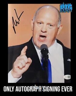 TOM HOMAN BORDER CZAR Autograph METALLIC 11X14 Hand Signed With JSA COA