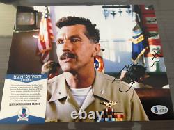 TOM SKERRITT HAND SIGNED AUTOGRAPHED 8x10 PHOTO TOP GUN RARE BECKETT BAS COA