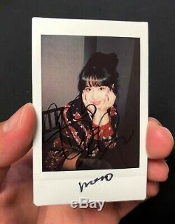 TWICE authentic hand-signed MOMO's autographed Polaroid