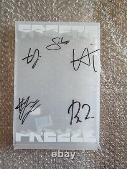 TXT Freeze Promo Album Autographed Hand Signed