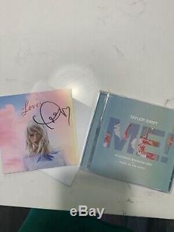 Taylor Swift Autographed Hand Signed Lover Booklet + Single Of Me