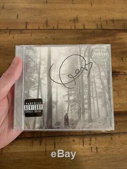 Taylor Swift Folklore Signed & Autographed CD Sealed In Hand SHIPS TODAY
