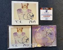 Taylor Swift Hand Signed 3x 1989 CD Autograph Coa Gai Rare