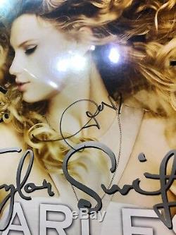 Taylor Swift Hand Signed Autographed Fearless Album 12 Lp Vinyl Authentic Proof