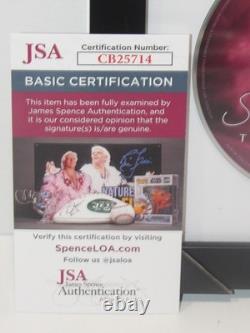 Taylor Swift Hand Signed CD TTPD Insert & Speak Now TV Framed Gorgeous Long Sig