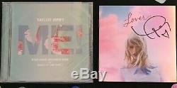 Taylor Swift Signed Lover Booklet + ME! Single CD Authentic Hand Autograph