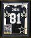 Terrell Owens Autographed Hand Signed Custom Framed Dallas Cowboys Jersey Coa