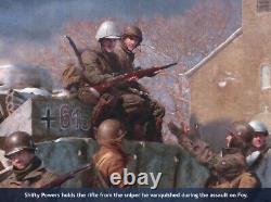 The Band of Brothers at Foy art autographed by Dick Winters' paratroopers