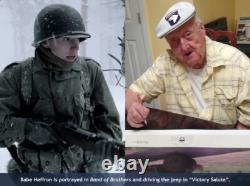 The Band of Brothers celebrate VE-Day autographed by Dick Winters' paratroopers