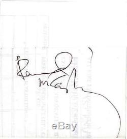 The Beatles / Paul Mccartney / Genuine Hand-signed Autograph / Beckett / Bas/loa
