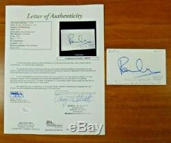 The Beatles / Paul Mccartney / Genuine Hand-signed Autograph / Jsa Full Letter
