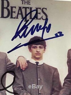 The Beatles / Paul Mccartney & Ringo Starr / Genuine Hand-signed Photo / Psa