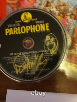 The Beatles Paul Mccartney hand signed cd WITH PROOF LETTER