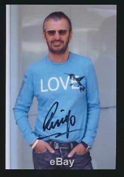 The Beatles / Ringo Starr / Genuine Hand-signed Photo / Perry Cox Coa/loa