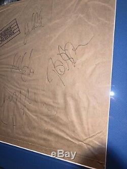 The Led Zeppelin Hand Signed Autographed By All 4 Framed Album LP Record WithCOA