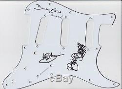 The Shadows HAND SIGNED Guitar Scratch plate Autograph Hank Marvin, Cliff Apache