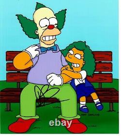 The Simpsons Drew Barrymore Hand Signed 8X10 Animation Photo JG Autographs COA