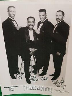 The Temptations HAND SIGNED / AUTOGRAPHED 8x10 Photo Album Poster