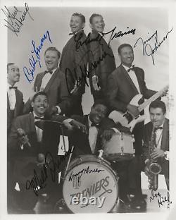 The Treniers REAL hand SIGNED Promo Photo COA Autographed Blues R&B Group