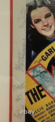 The Wizard Of Oz Hand Autographed Hand Signed