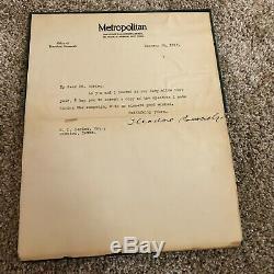 Theodore Roosevelt Americanism and PreparednessBook with Hand Signed Letter