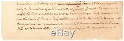 Thomas Jefferson Autograph Document Signed with Nearly 100 Words in His Hand