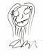 Tim Burton Sally Hand Signed Drawn Doodle 8 By 10 Inches C/w Coa