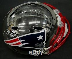 Tom Brady Hand Signed Autograph Chrome Custom Patriots Helmet Steiner SKip Auto