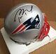 Tom Brady Hand Signed Football Mini Helmet Autographed With Coa Holo Patriots