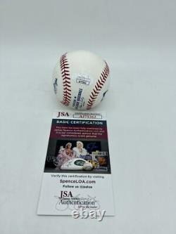 Tom Brokaw Hand Signed Autograph Baseball With Jsa Coa Nbc News Legend