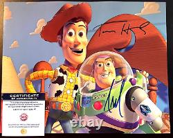 Tom Hanks + Tim Allen Hand-Signed 8x10 TOY STORY Buzz & Woody Autographs withCOA