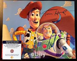 Tom Hanks + Tim Allen Hand-Signed 8x10 TOY STORY Buzz & Woody Autographs withCOA