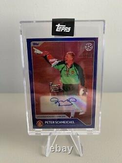 Topps 30 Seasons UEFA Champions League Peter Schmeichel auto card /10 In Hand