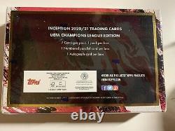Topps UEFA Champions League Inception 2021 Hobby Box Soccer Sealed In Hand