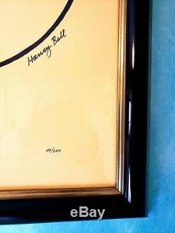 ULTRA RARE Harvey Ball SMILEY Creator Hand Drawn Signed Numbered Framed COA