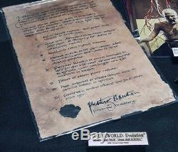 UNDERWORLD Hand Prop, signed BILL NIGHY Autograph, Blu Ray DVD, COA, Frame, UACC