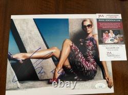 Uma Thurman Hand Signed Sexy Autographed 10x8 Pulp Fiction Etc. Rare JSA COA