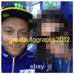 Valentino Rossi And Casey Stoner Hand Signed Motogp Framed Photo Display Proof