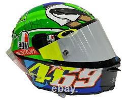 Valentino Rossi Hand Signed Mugello 2017 Agv Pista Gp-r Helmet Hayden Motogp