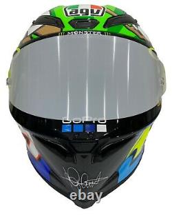 Valentino Rossi Hand Signed Mugello 2017 Agv Pista Gp-r Helmet Hayden Motogp