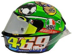 Valentino Rossi Hand Signed Mugello 2017 Agv Pista Gp-r Helmet Hayden Motogp
