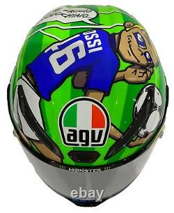 Valentino Rossi Hand Signed Mugello 2017 Agv Pista Gp-r Helmet Hayden Motogp