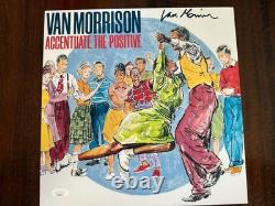 Van Morrison Hand Signed Accentuate The Positive Insert Autographed Jsa Coa